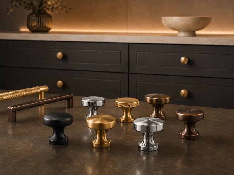 Gradivo Schrankknöpfe in Gold Schwarz Chrom und Bronze